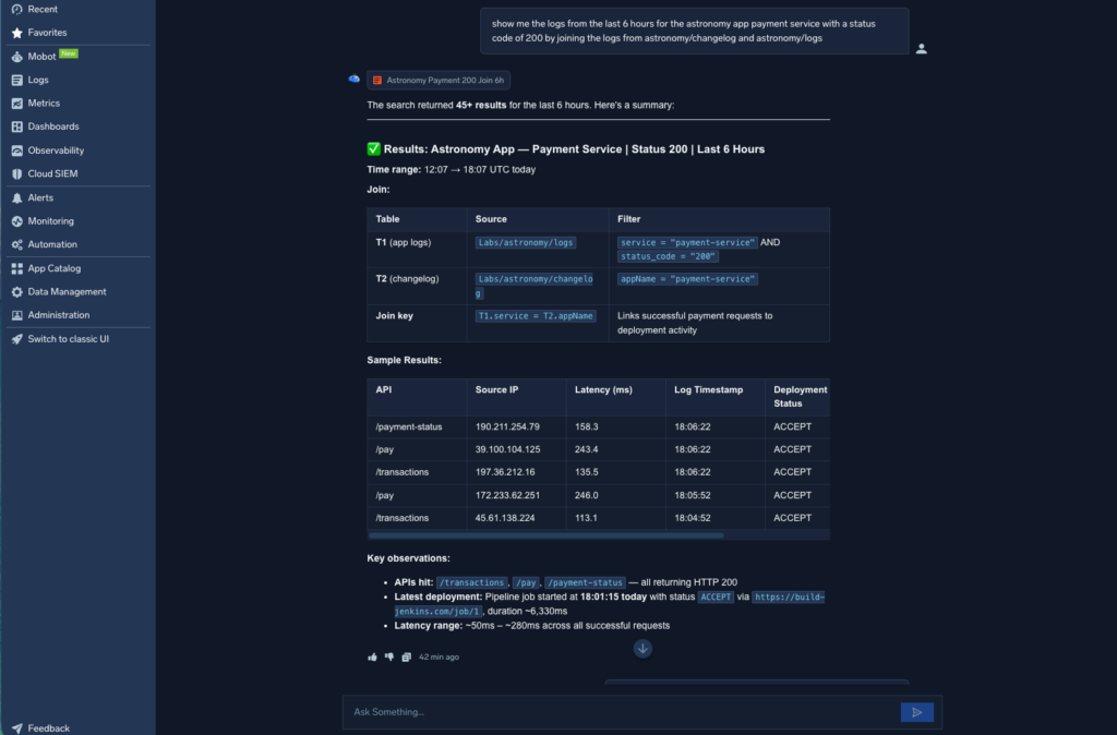 query agent 1