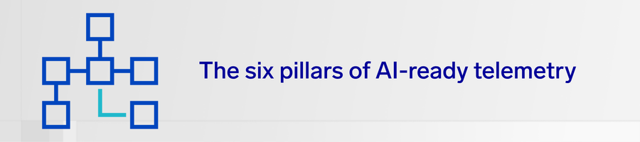 The six pillars of AI-ready telemetry 6 six pillars ai ready telemetry header