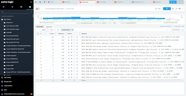 sl demo log reduce and log compare