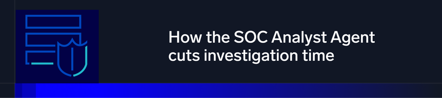 How the SOC Analyst Agent cuts investigation time from four hours to fourteen minutes 12 soc analyst agent investigation time header