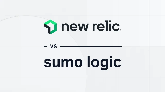 Compare 5 sumo logic vs new relic card